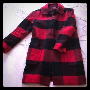 Perfect UNIQLO Buffalo Check Coat